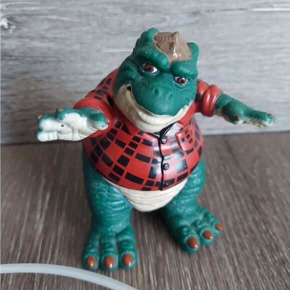 Vintage 90s Dinosaurs TV Show Earl Sinclair & Ethyl Phillips Hinkleman Figures - Picture 3 of 5